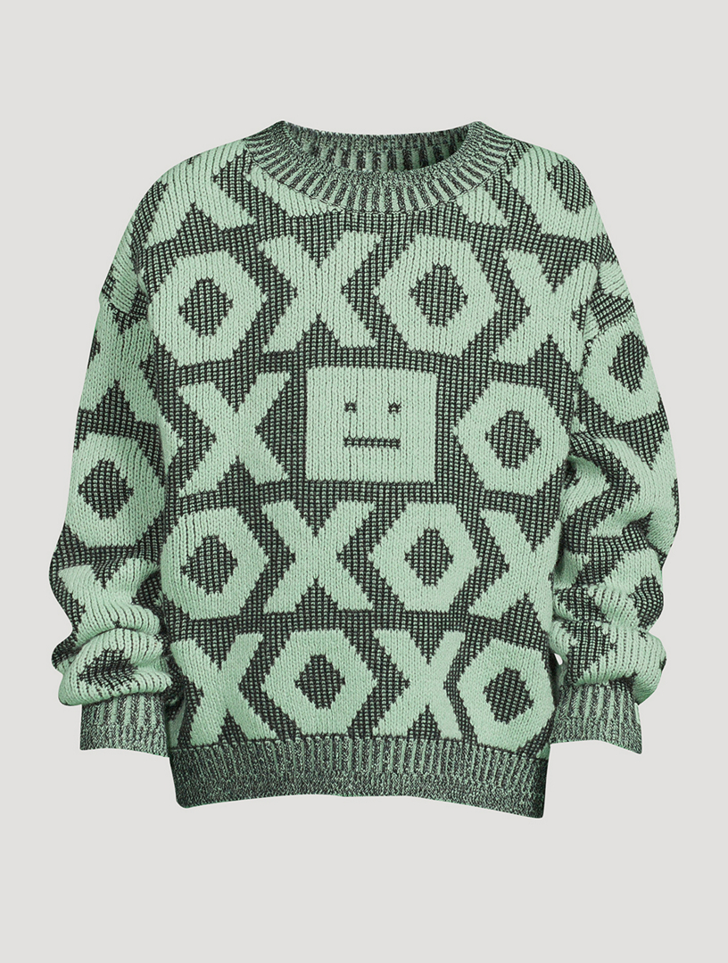 Kozu XOXO Wool-Cotton Sweater
