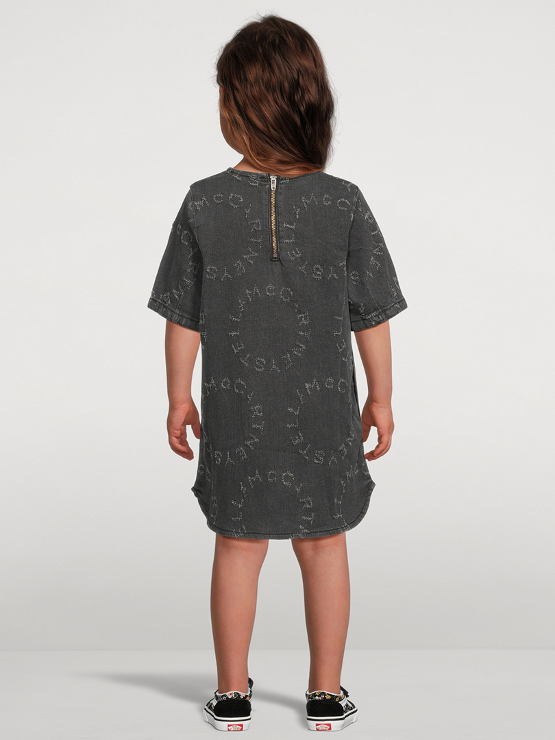 STELLA MCCARTNEY Denim Short-Sleeve Dress | Holt Renfrew