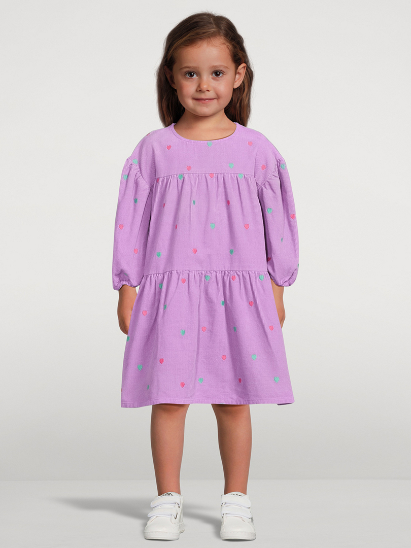 STELLA MCCARTNEY Hearts Corduroy Dress | Holt Renfrew
