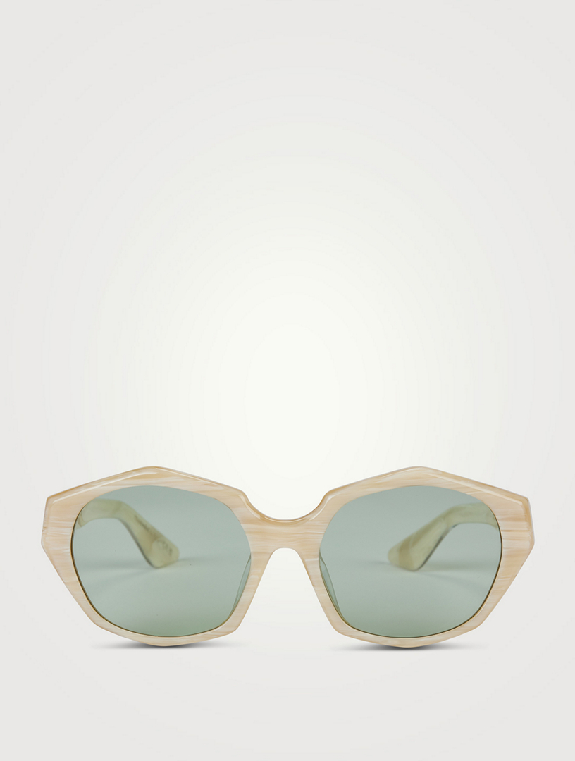 OLIVER PEOPLES Oliver Peoples x Khaite 1969C Oval Sunglasses