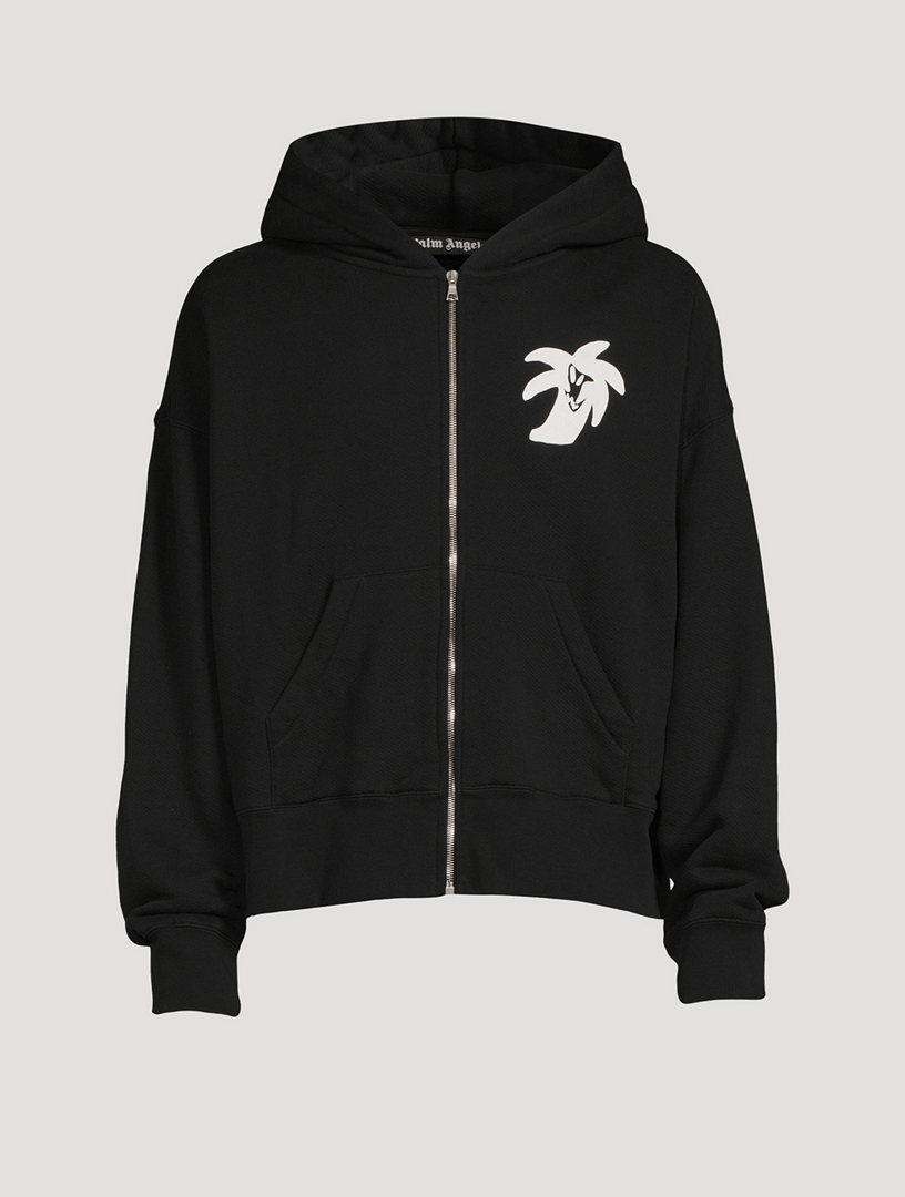 PALM ANGELS Hunter Zip-Front Hoodie