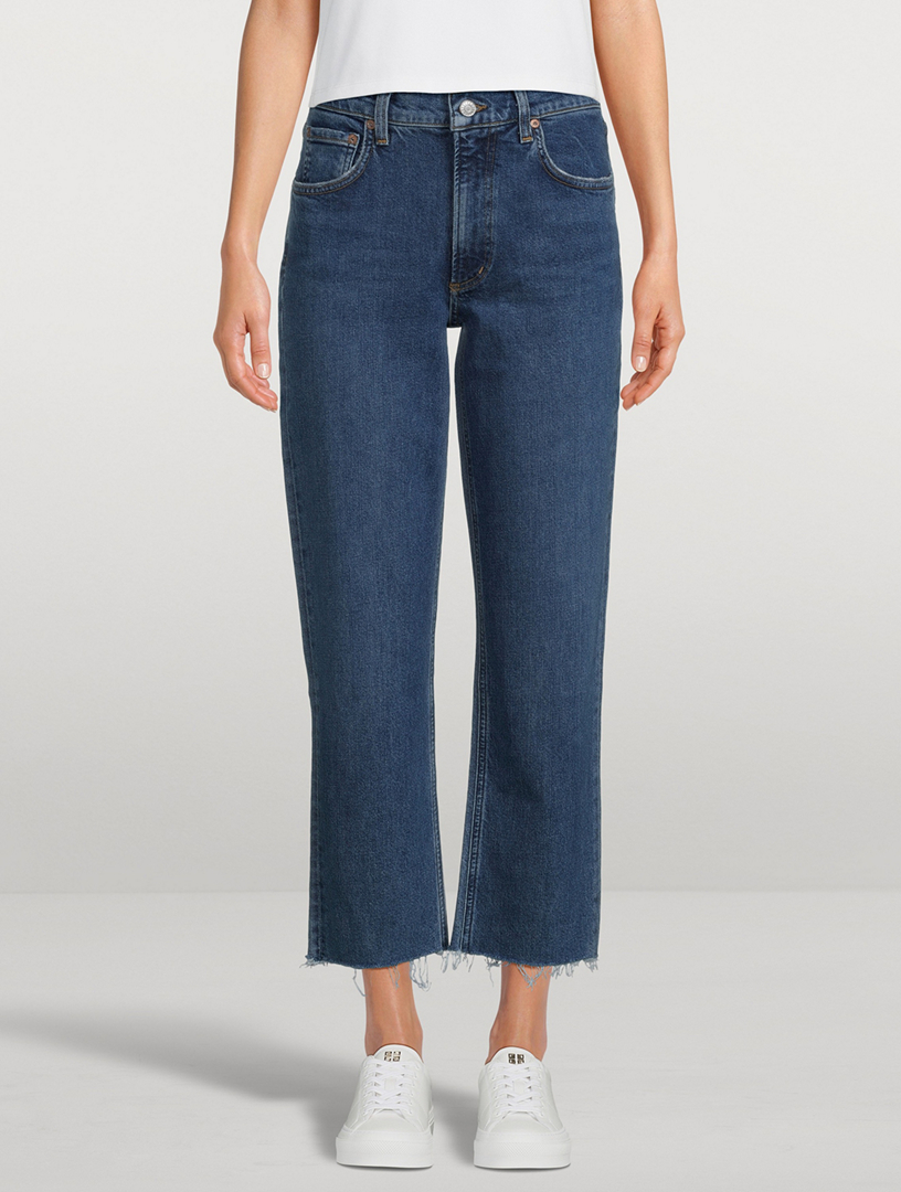 AGOLDE Kye Mid Rise Straight Jeans Holt Renfrew