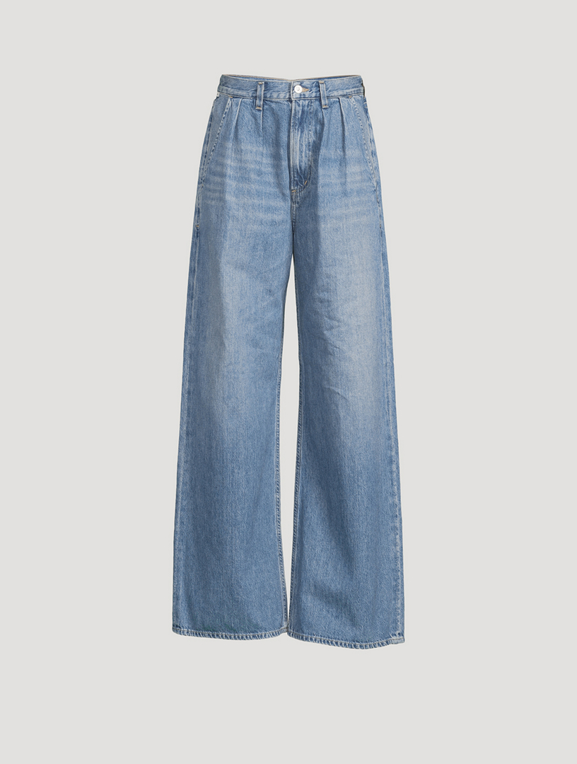 CITIZENS OF HUMANITY Maritzy Pleated Wide-Leg Jeans | Holt Renfrew