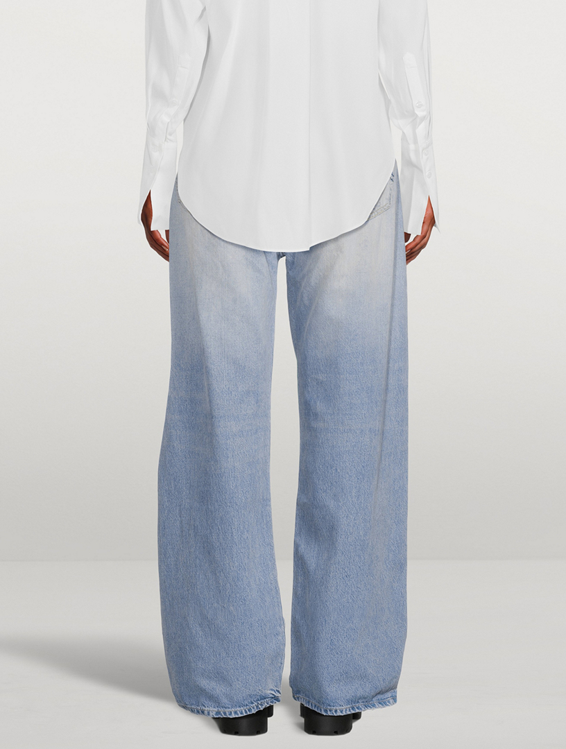 R13 Crossover Wide Leg Jeans Holt Renfrew