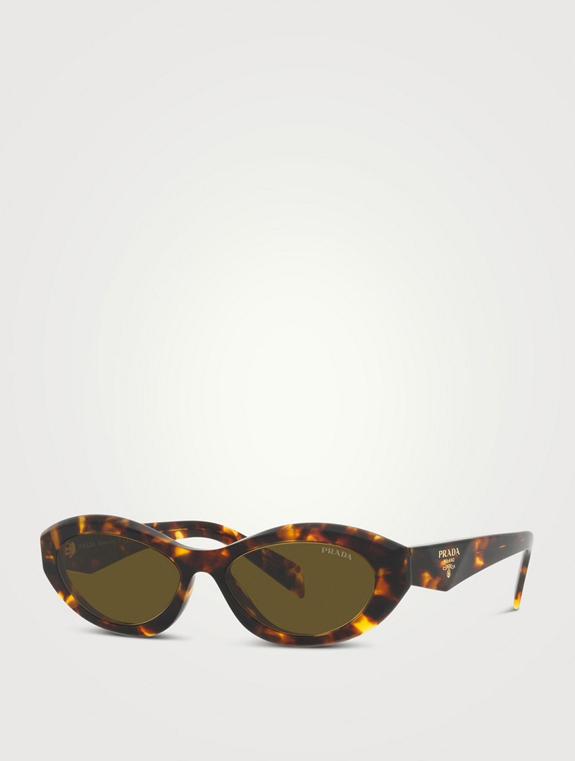 Prada oval cheap cat eye sunglasses