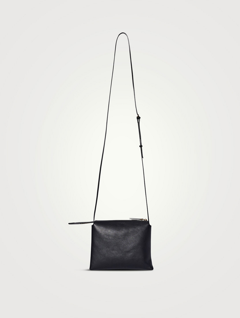 Mini Twin Leather Crossbody Bag