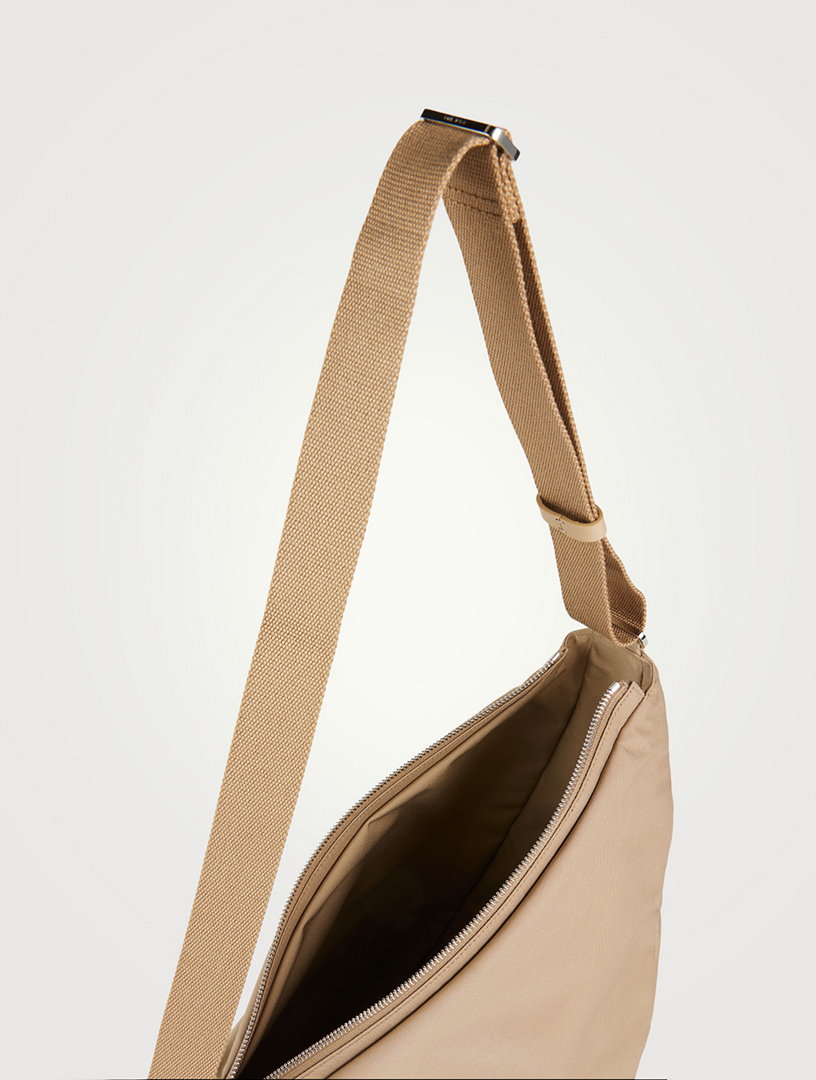 The Row Slouchy Banana Two Nylon Shoulder Bag in Brown