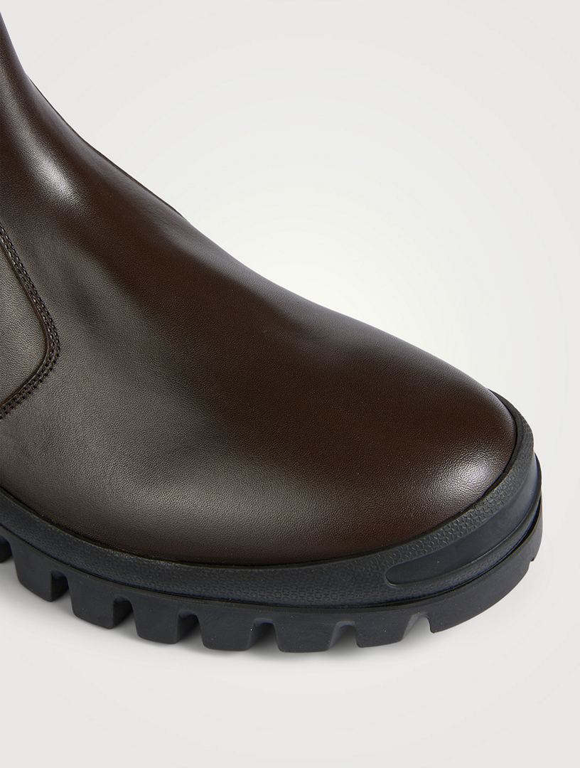 Greta Leather Chelsea Boots