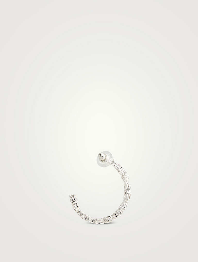 SWAROVSKI Tennis Deluxe Crystal Hoop Earrings Holt Renfrew