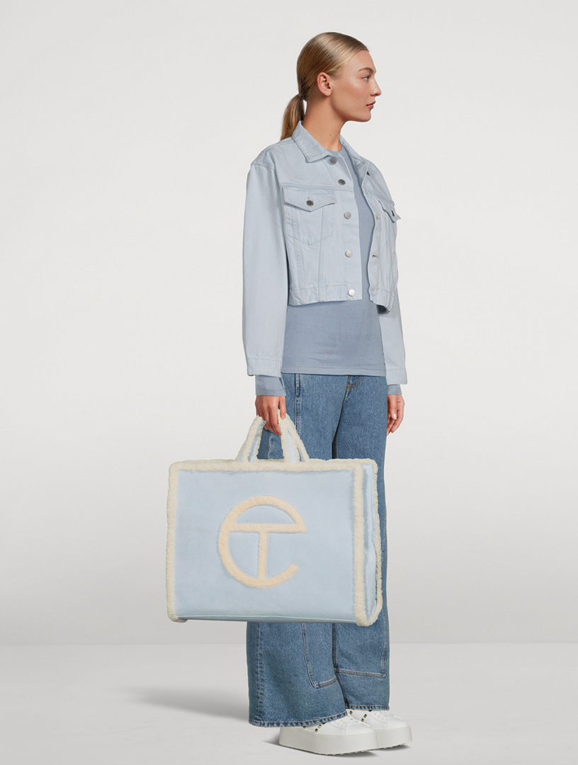 UGG X TELFAR UGG x Telfar Large Suede Shopping Bag | Holt Renfrew