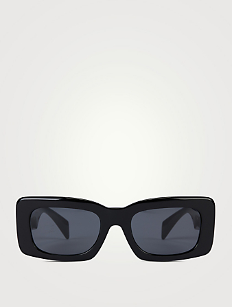 VERSACE Rectangular Sunglasses  Black