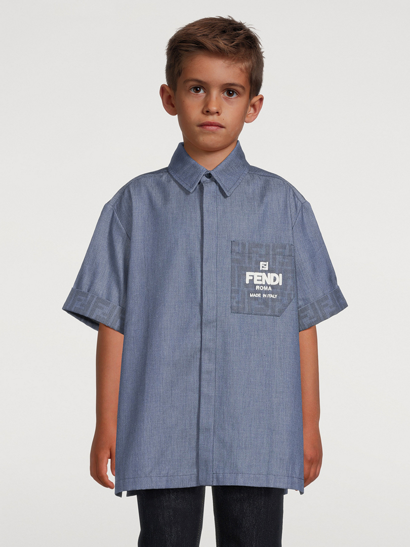 Fendi chambray discount shirt