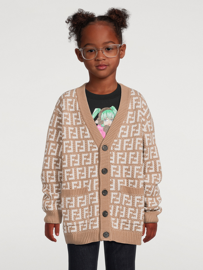 Fendi best sale kids cardigan