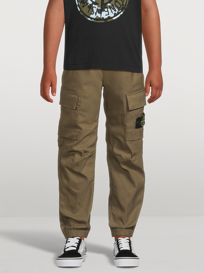 Cotton-Blend Cargo Pants