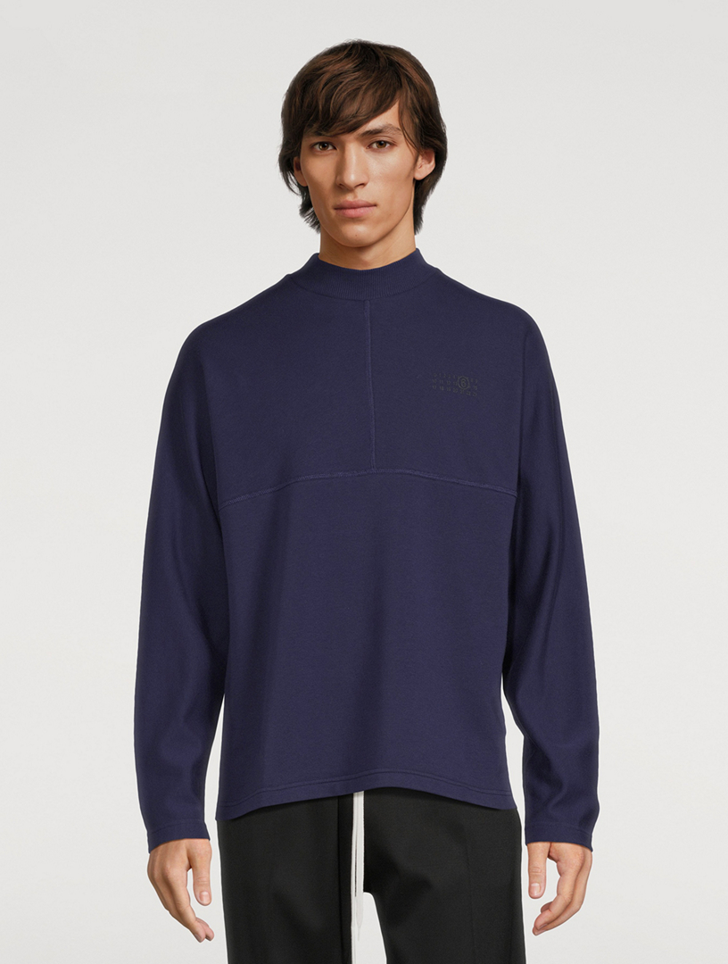 MM6 Maison Margiela Cotton-Blend Logo Sweatshirt | Holt Renfrew