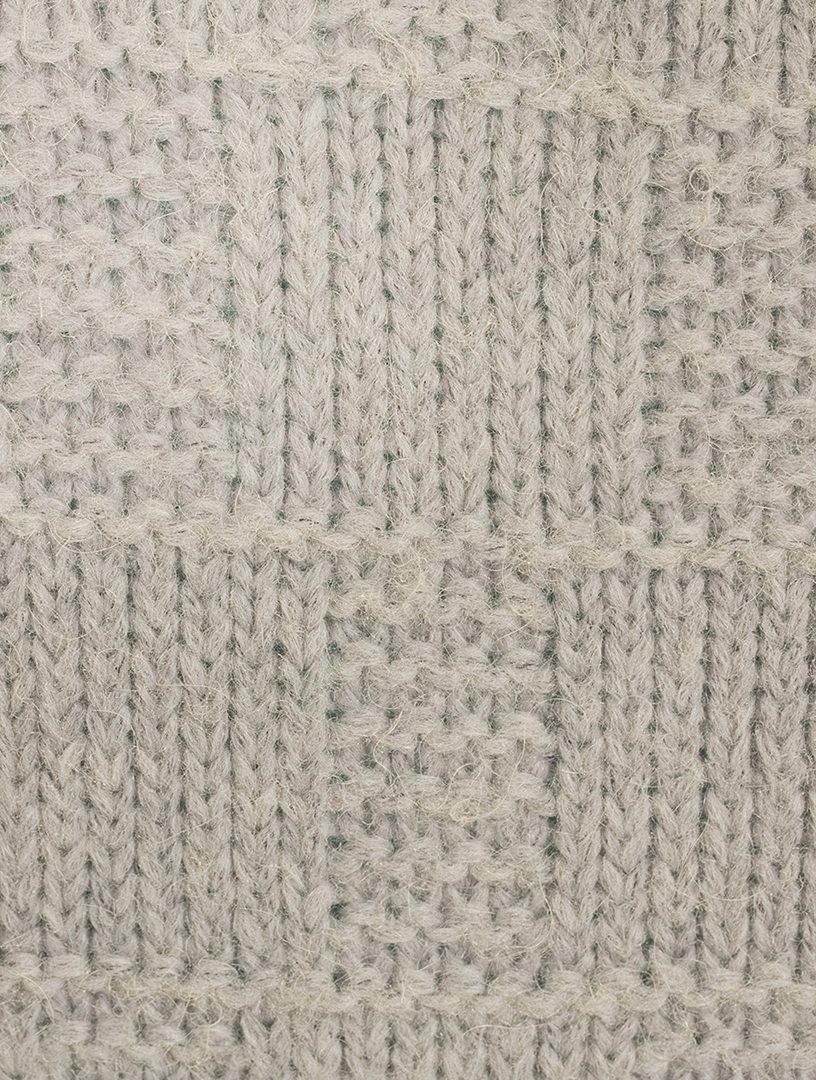 MM6 Maison Margiela // Cream Wool Boucle Knit Sweater – VSP