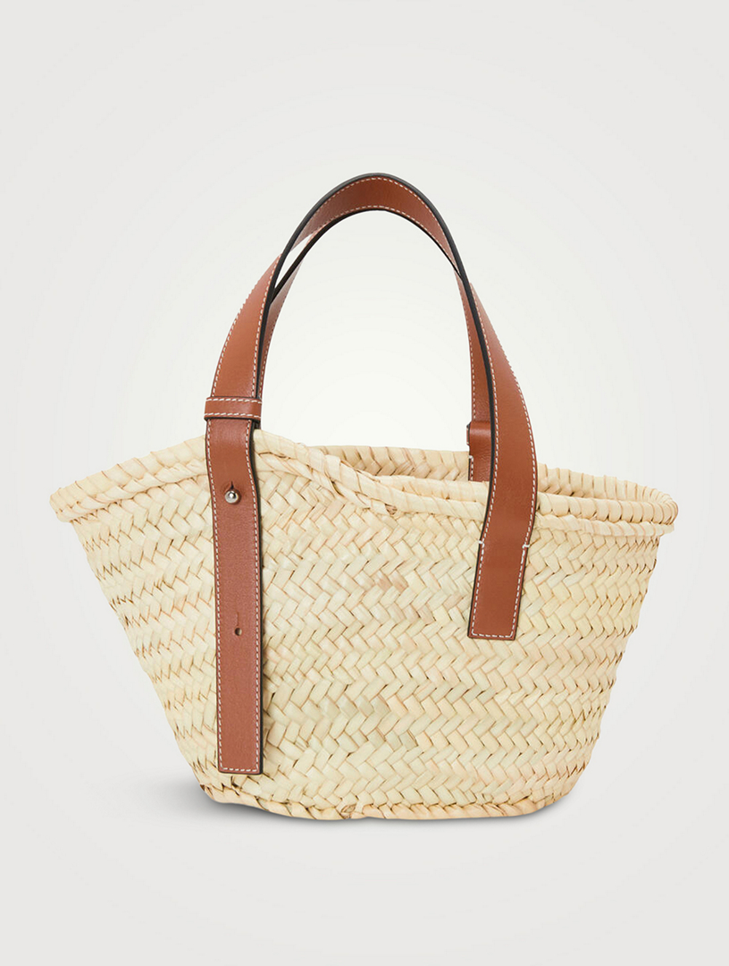 Loewe – Paula's Ibiza Small Square Basket Bag Natural/Pecan