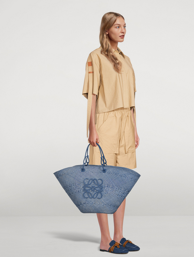 LOEWE Loewe x Paula's Ibiza Large Anagram Basket Bag | Holt Renfrew