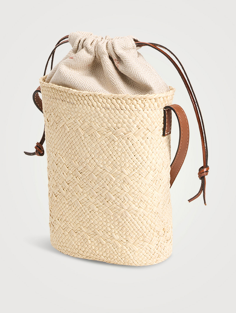 LOEWE Loewe x Paula's Ibiza Pocket Raffia Crossbody Bag | Holt Renfrew