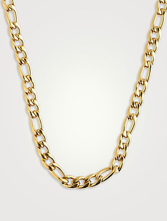 6mm Gold Plated Figaro Chain Necklace