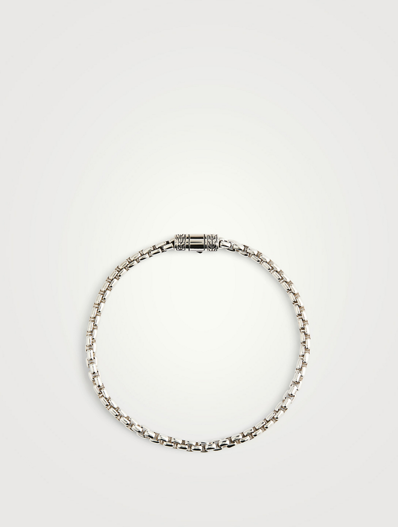 Silver Box Chain Bracelet