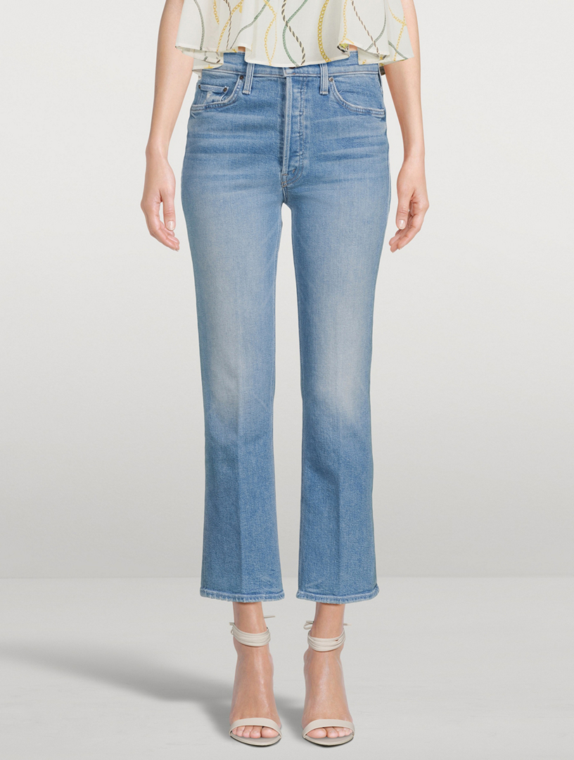 MOTHER The Tripper Flare Ankle Jeans | Holt Renfrew