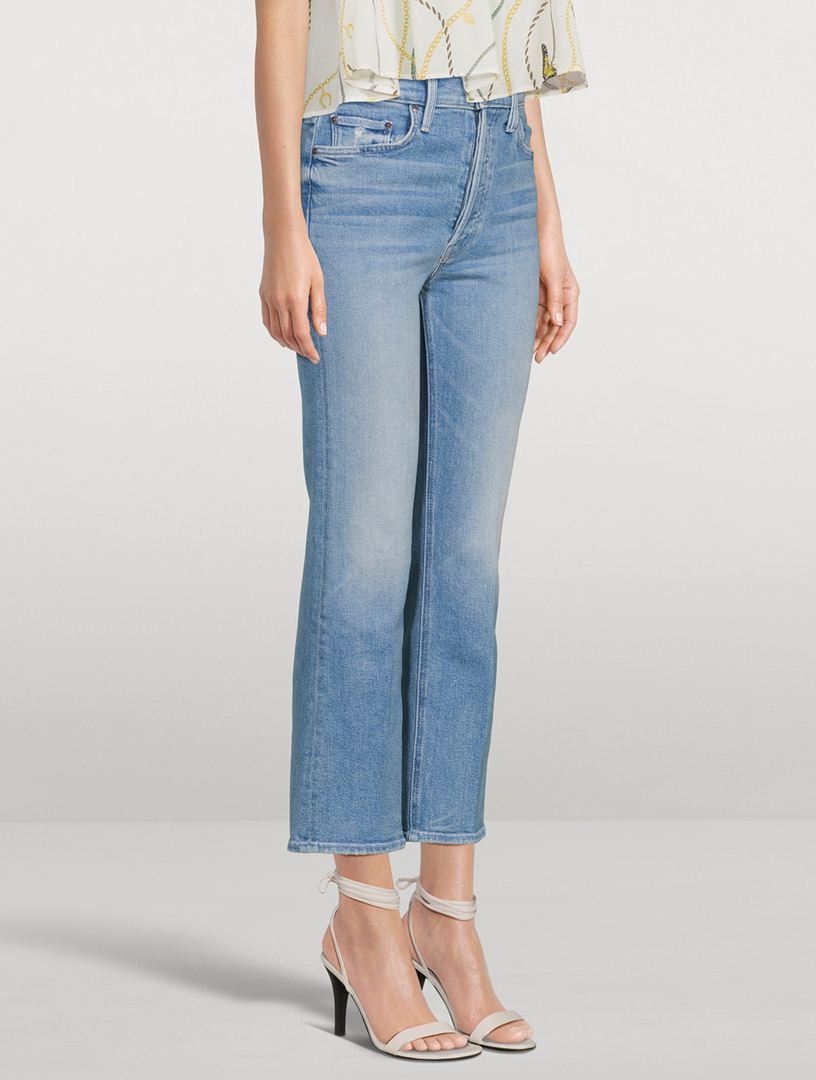 MOTHER The Tripper Flare Ankle Jeans | Holt Renfrew