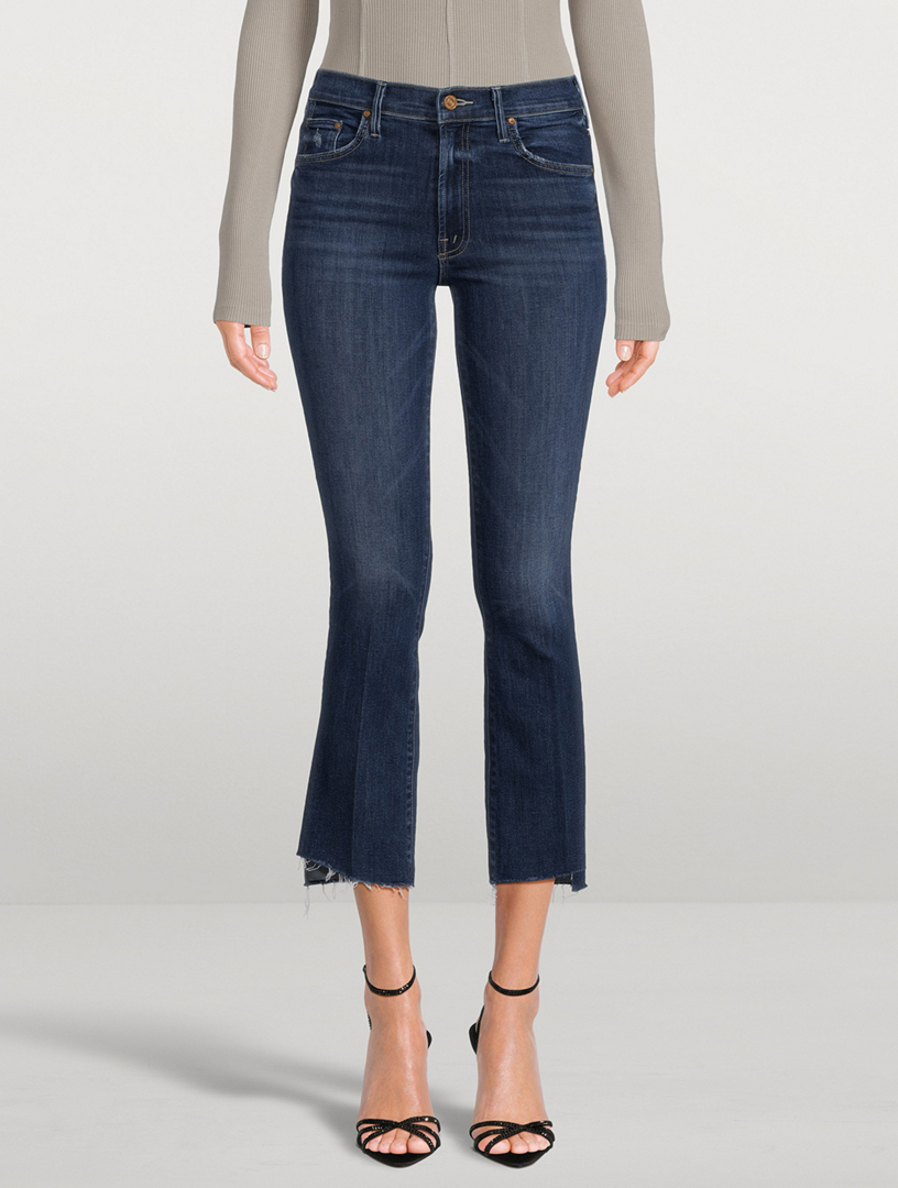 MOTHER The Insider Bootcut Cropped Jeans | Holt Renfrew