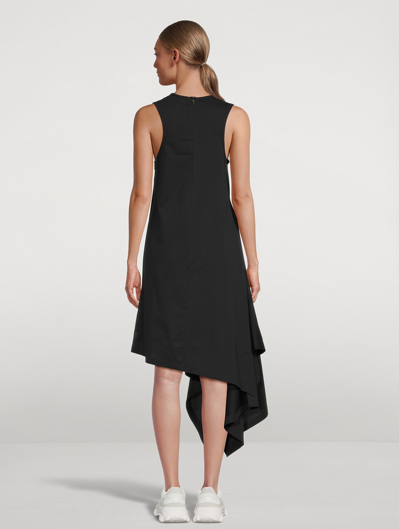 Asymmetric Nylon Dress