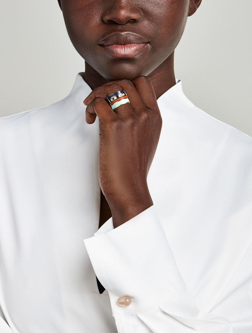Set Of Four Banded Rings