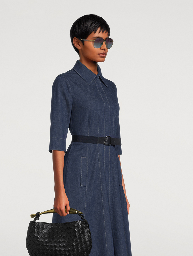 Snatch Double Rope Aviator Sunglasses