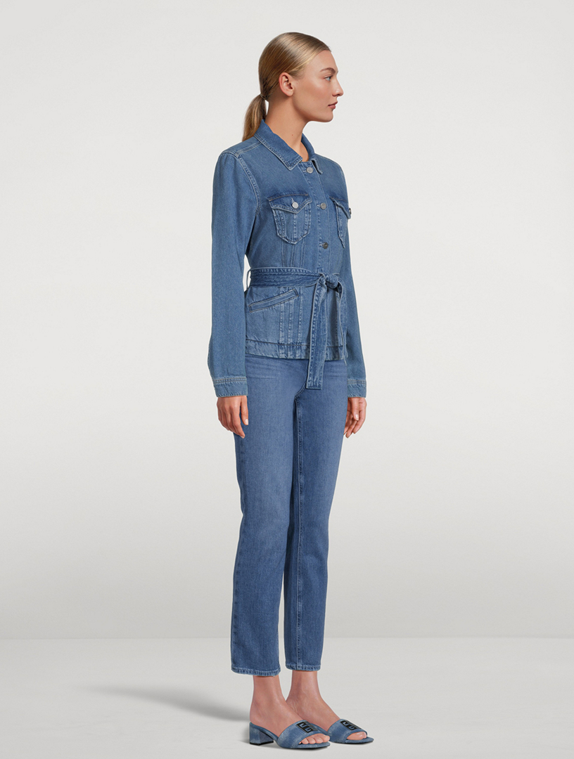 Kimber Belted Denim Jacket