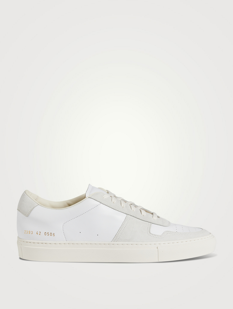 COMMON PROJECTS Bball Duo Leather And Suede Sneakers | Holt Renfrew