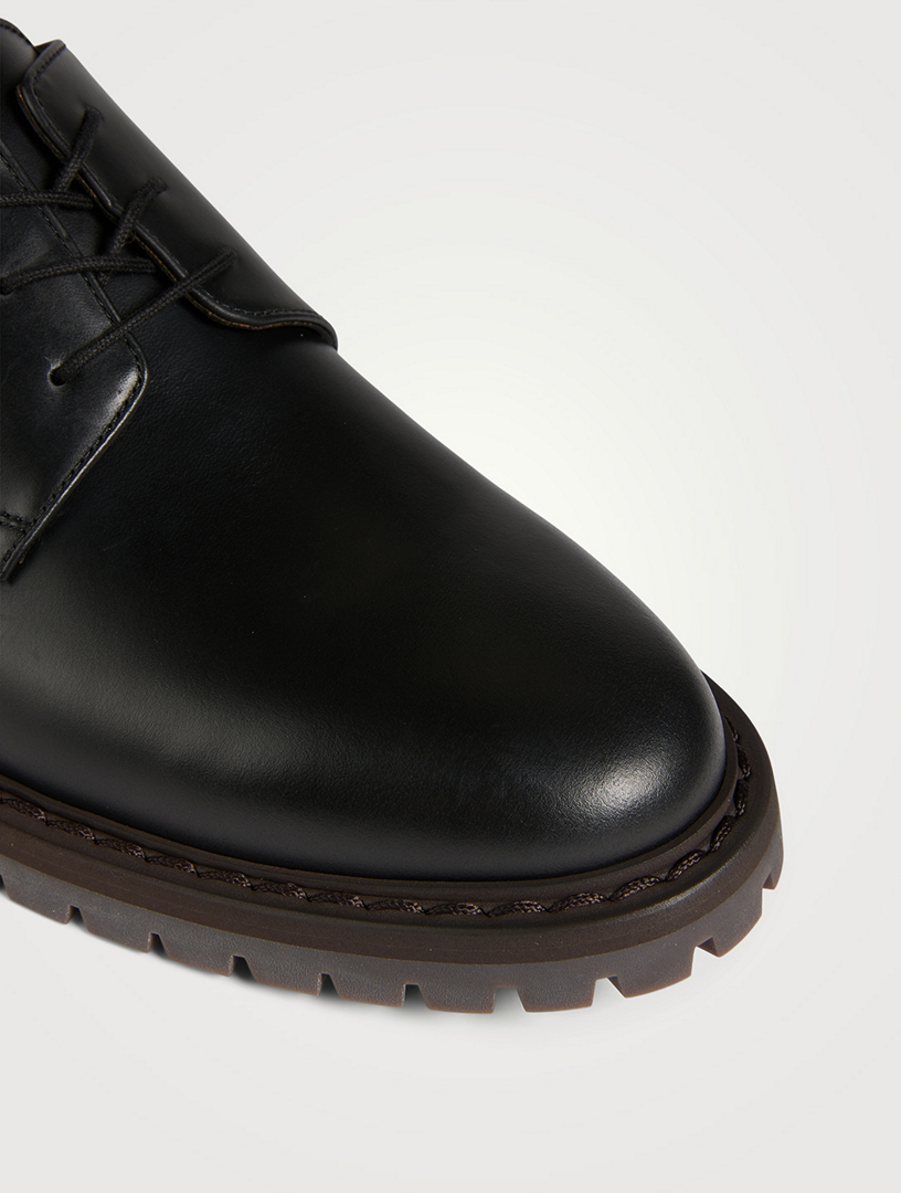 Common Projects Raised Sole Lace Up Leather Derby Shoes, $525, MATCHESFASHION.COM