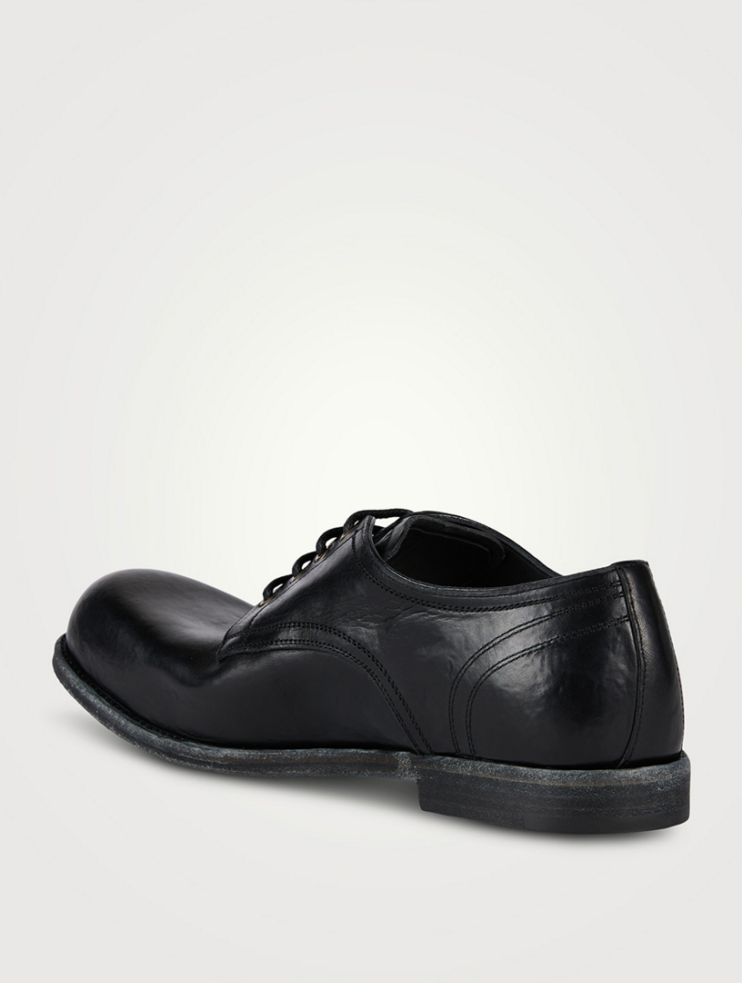 DOLCE & GABBANA Leather Derby Shoes | Holt Renfrew