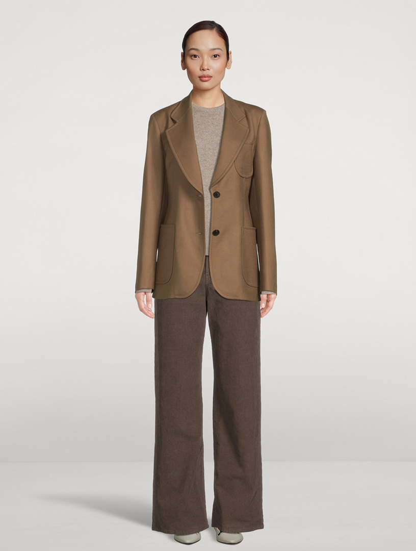 THE ROW Eglitta Wide Leg Corduroy Trousers Holt Renfrew