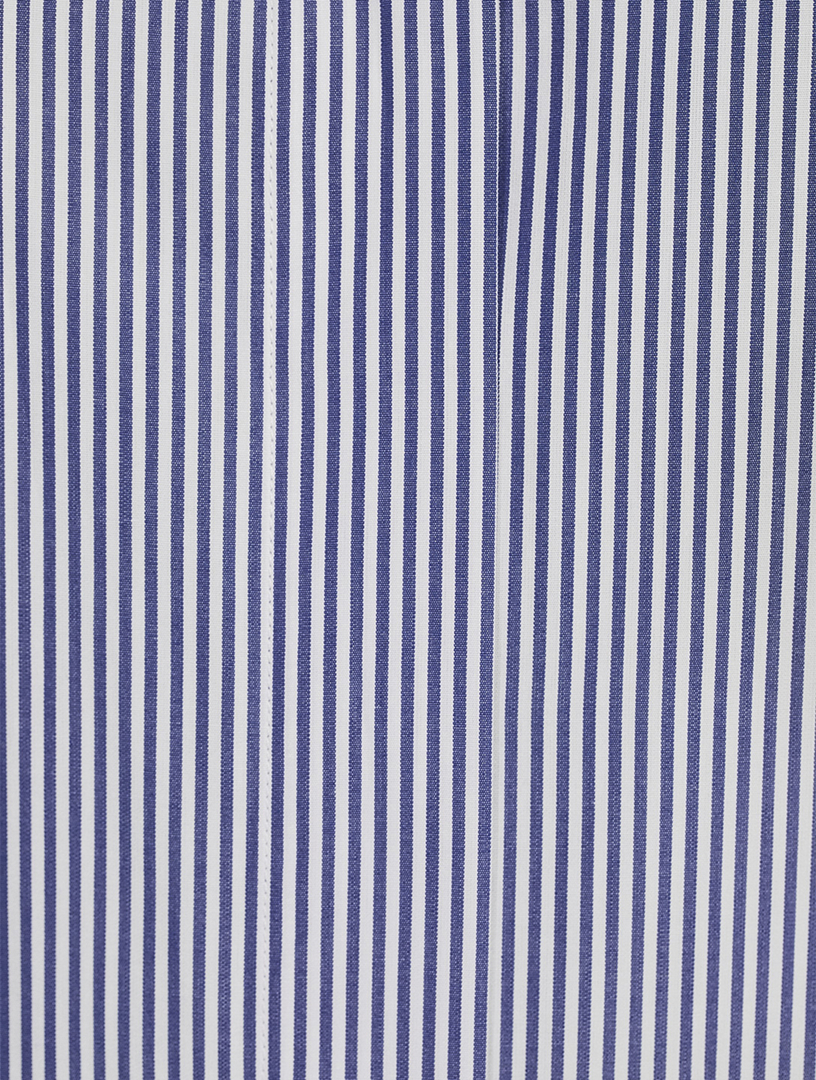 Derica Cotton Shirt Stripe Print