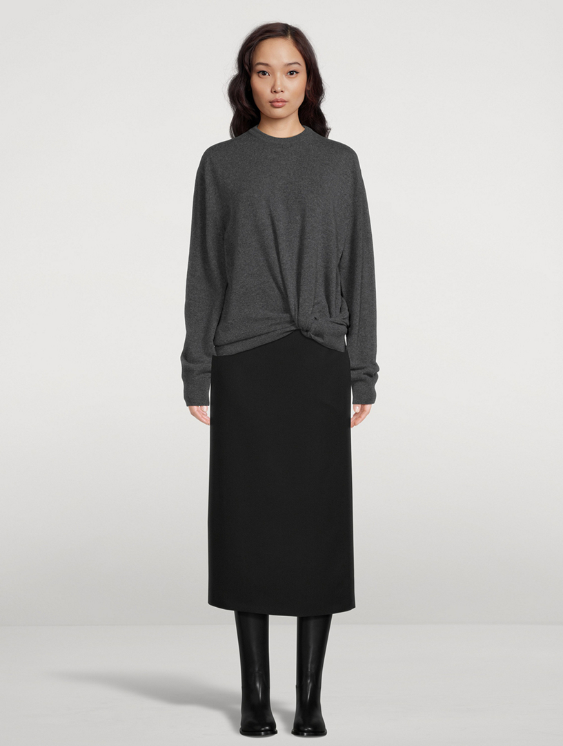 Kassie Wool Midi Skirt