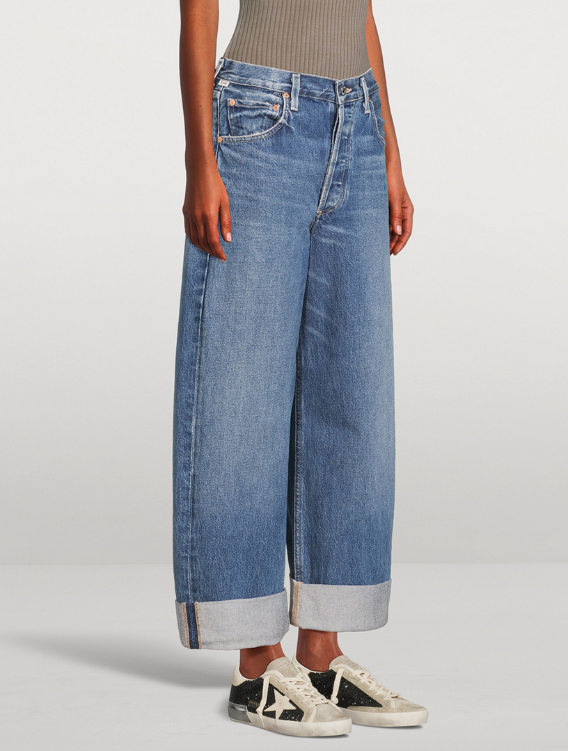 CITIZENS OF HUMANITY Ayla Bagged Cuffed Jeans