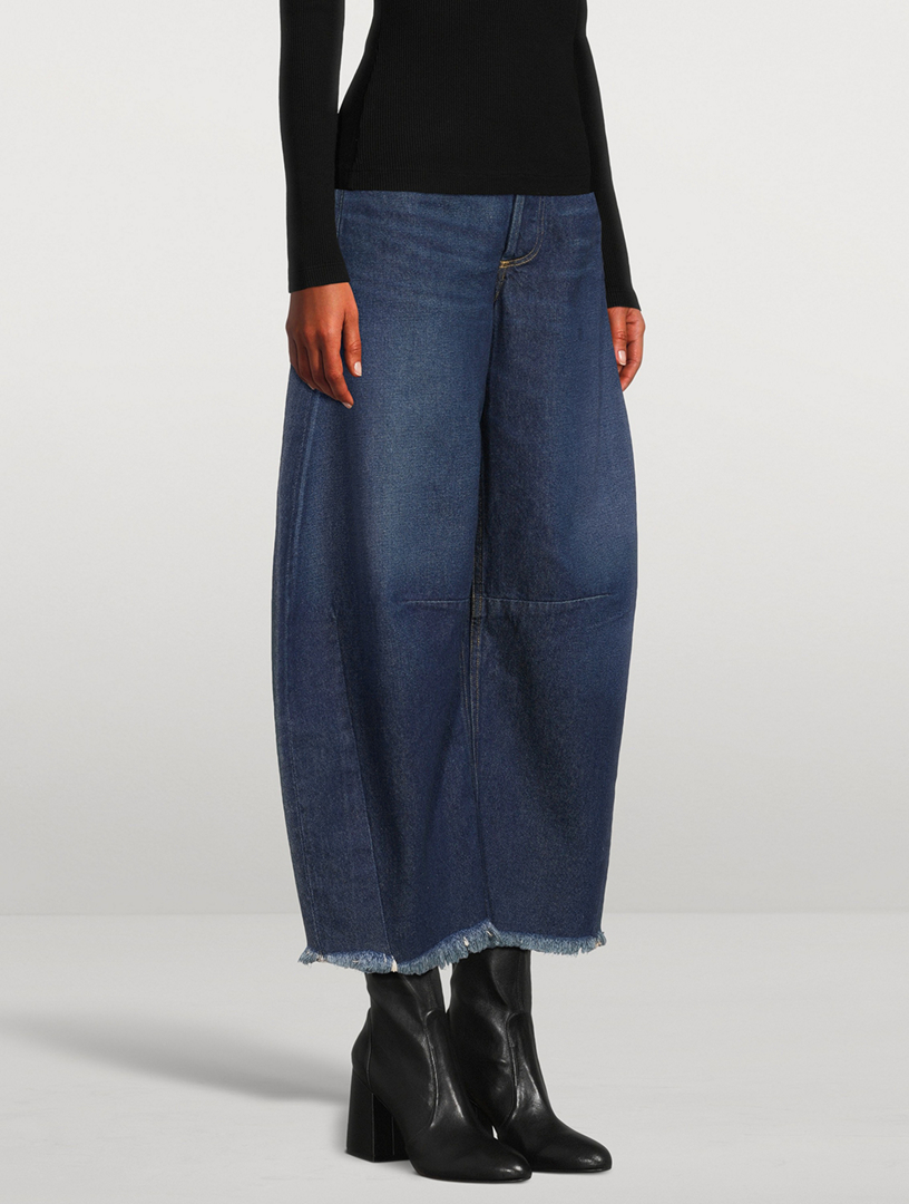 Horseshoe Wide-Leg Jeans