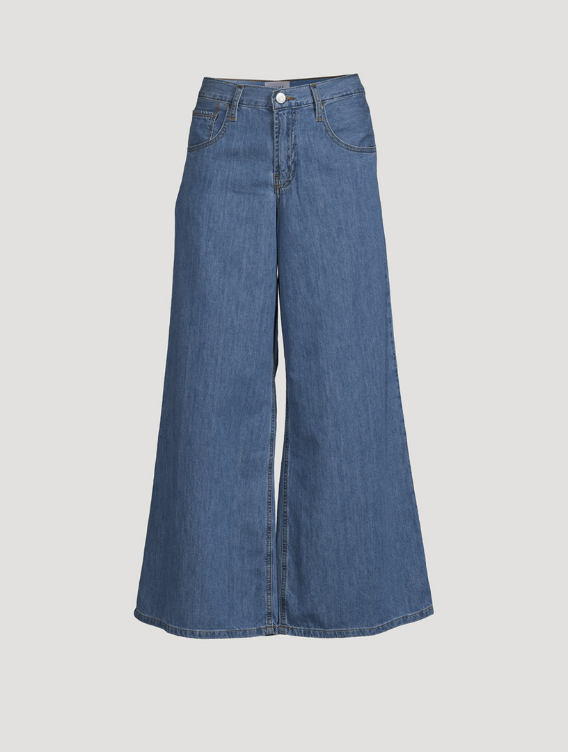 FRAME Le Pixie Flare Jeans in Blue