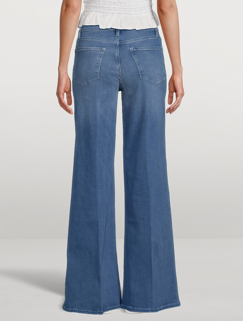 Denim wide leg outlet palazzo pants