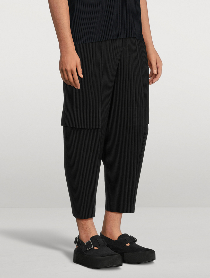 HOMME PLISSÉ ISSEY MIYAKE Wide-Leg Cargo Pants | Holt Renfrew