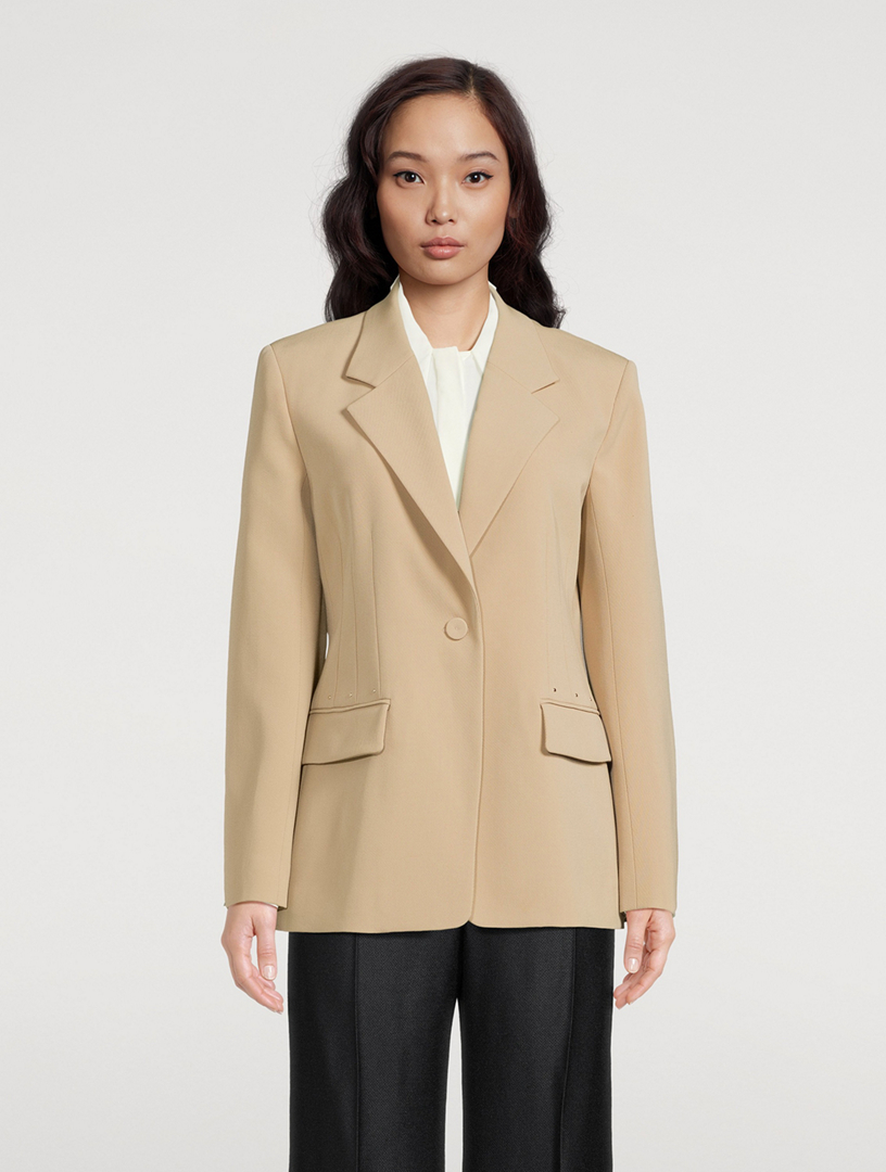 Wool Corset Blazer