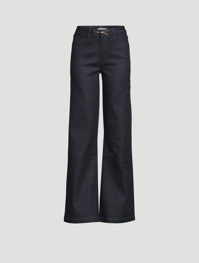 Wide leg trouser sales jeans