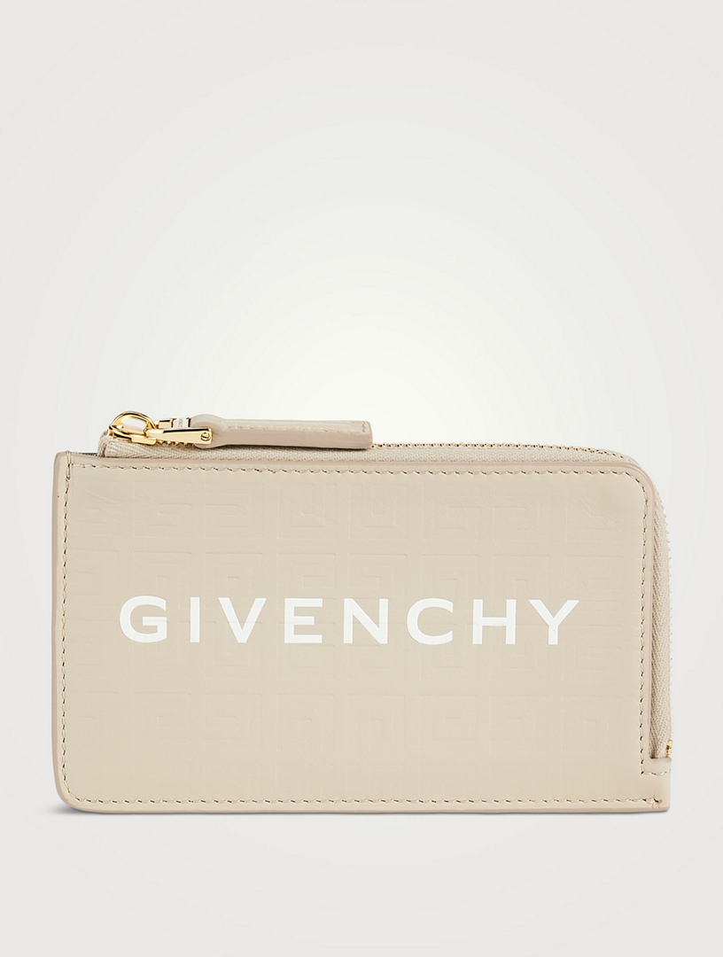 Givenchy G-Cut Monogram-Embossed Card Case