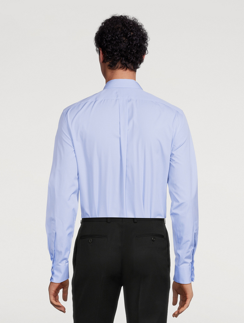 Cotton Shirt With Military Pocket