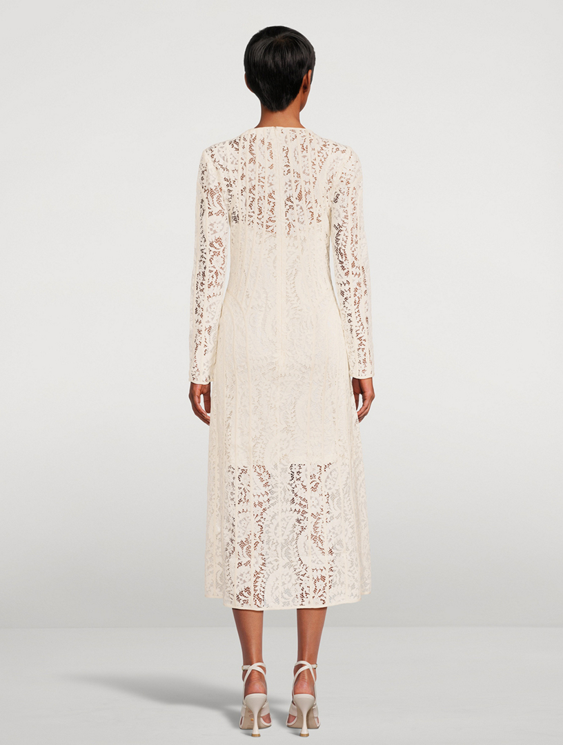 ZIMMERMANN Devi Lace Midi Dress