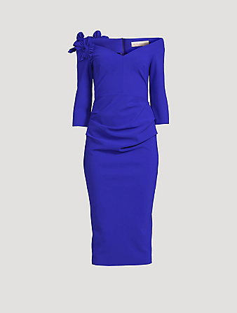 Sloane Gallant Off-The-Shoulder Midi Dress