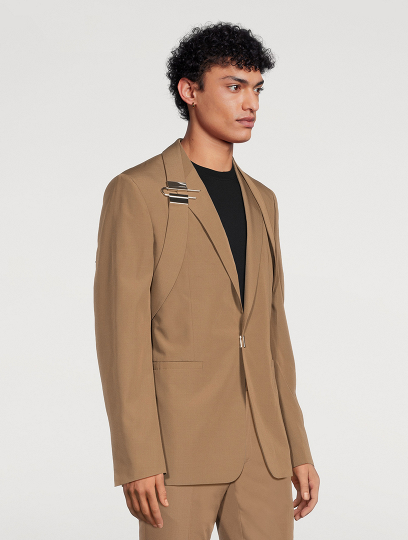 Givenchy Men's U-Lock Harness Slim Suit Jacket